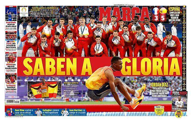 西媒盛赞西班牙国奥夺金：圣费尔明和伟大的德尼亚